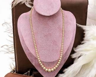 Sterling Silver Pearl Necklace