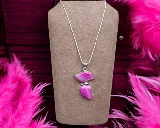 Pink Botswana Necklace