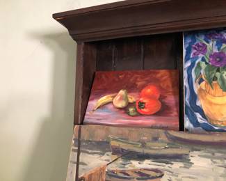 Signed oil painting