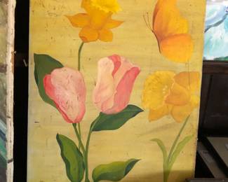 Signed oil painting