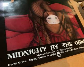 Midnight at the oasis event poster