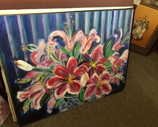 Signed oil painting