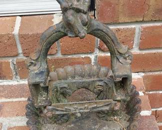Antique Figural Boot Scraper