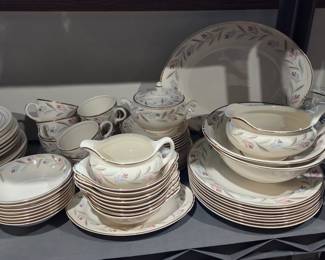 Very nice set of Homer Laughlin Eggshell Nautilus dishes