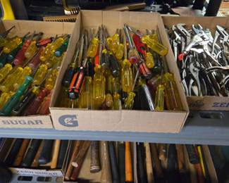 Lots of hand tools!
