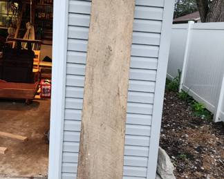 Very large, thick solid antique plank of barn wood