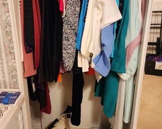 Even more clothing, exercise equipment