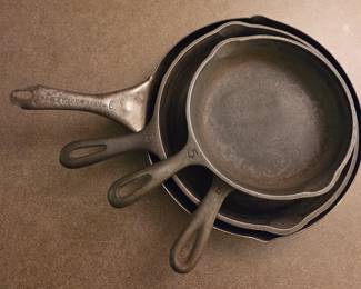 Awsome wrought iron pans