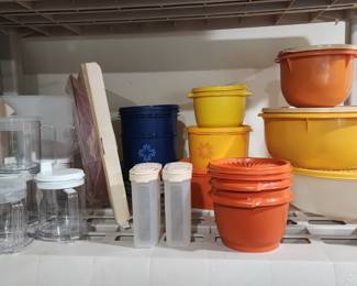 More vintage and modern Tupperware