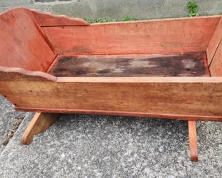 Antique baby rocker