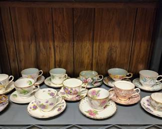 Part B of the cup and saucer collection