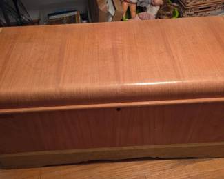 Blonde cedar chest