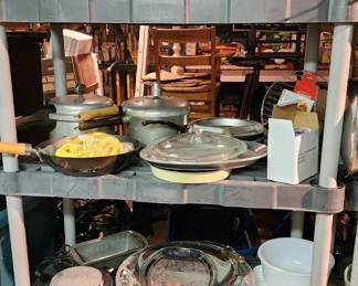 More kitchen items in garage