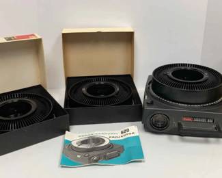 1961 Kodak Carousel 600 Slide Projector More