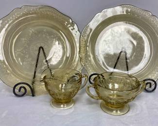 Yellow Depression Glass
