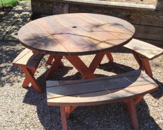 Patio Table Benches