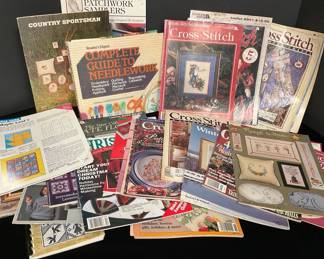 Lot of CrossStitch Magazines Books