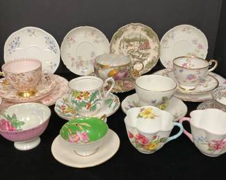 Misc. Tea Cups Saucers