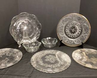 Floral Glassware