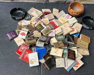 Matchbooks Ashtrays