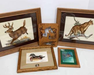 Framed Wildlife Wall Art