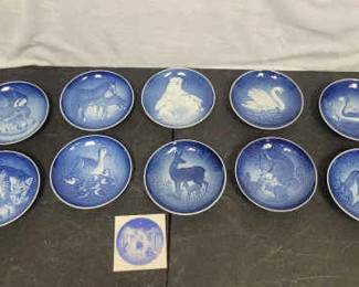 Bing Grondahl Mothers Day Plates 1970s