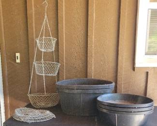 Rubber Tubs Hanging Baskets