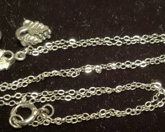 Black Hills Sterling Silver Necklace Earrings