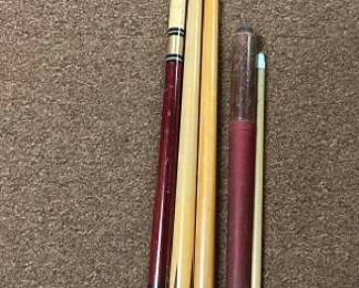 Vintage Pool Cues