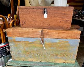 Antique Wooden Chests- Nice!