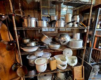 More Primitive Kitchen Ware & Porcelain Pots!
