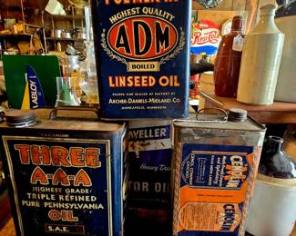 Antique Oil Cans