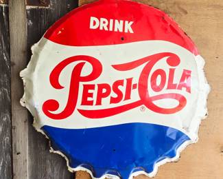 Large Pepsi Sign- Nice!