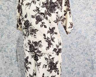 Vintage Clothing- 2-piece skirt & top 50-60s