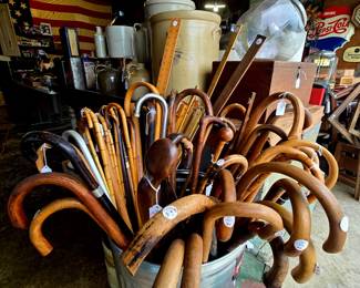 Antique Canes & Yard Sticks!