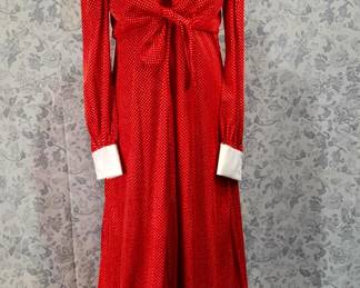 Vintage Clothing- Halter dress with jacket 1970s