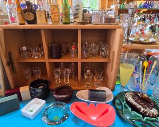 Vintage Barware & Ashtrays