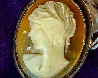 Vintage Jewelry- Large selection- brooches, earrings, necklaces, cameos, sterling silver.