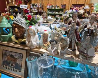 Head Vases, Porcelain, Collectibles
