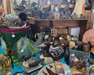 Loons, ducks & fishing collectibles!