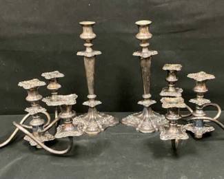 Vintage SilverPlated Candelabras
