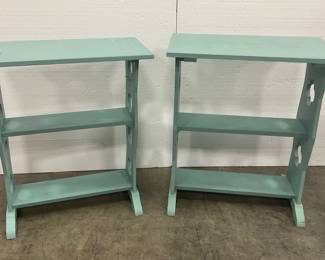 Dual Teal Shelves