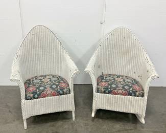 White Wicker Chairs