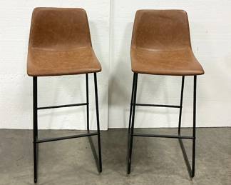 Leatherlike Bar Stools