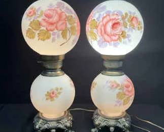 Twin Victorian Lamps