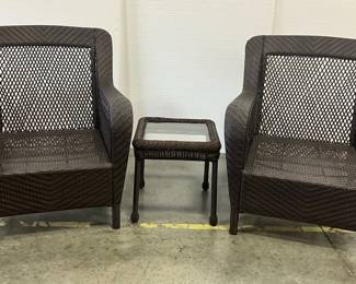 Wicker Chair Set