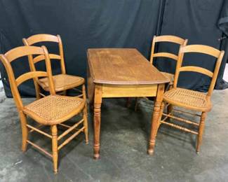 Drop Leaf Table And Chairs