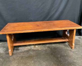 Monastery Wood Bench
