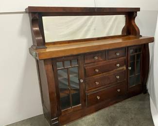 Vintage Mirrored Sideboard