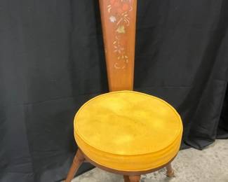 Maple Hitchcock Spinning Wheel Chair